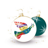 Weihnachtskarten-Dekore