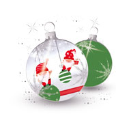 Weihnachtskarten-Dekore