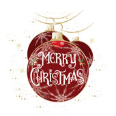 Weihnachtskarten-Dekore