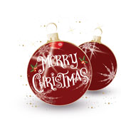 Weihnachtskarten-Dekore