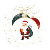 Weihnachtskarten-Dekore