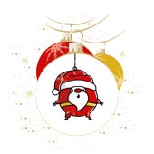 Weihnachtskarten-Dekore