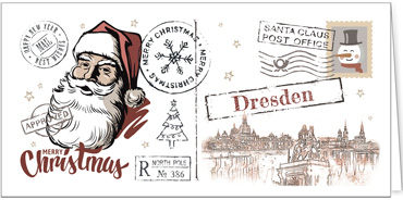 2025 für Firmen | Kategorie Städte Karten | Motiv: Vintage City - Dresden - Artikel Nummer 31150-811