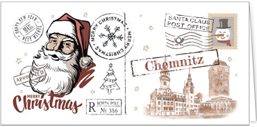 2025 für Firmen | Kategorie Städte Karten | Motiv: Vintage City - Chemnitz - Artikel Nummer 31153-811