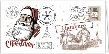 2025 für Firmen | Kategorie Städte Karten | Motiv: Vintage City - Hamburg - Artikel Nummer 31155-811