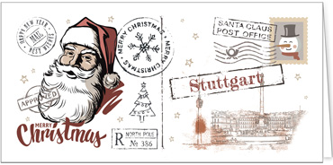 2025 für Firmen | Kategorie Städte Karten | Motiv: Vintage City - Stuttgart - Artikel Nummer 31159-811