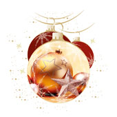 Weihnachtskarten-Dekore