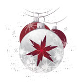 Weihnachtskarten-Dekore