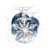 Weihnachtskarten-Dekore