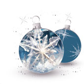 Weihnachtskarten-Dekore