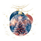 Weihnachtskarten-Dekore