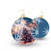 Weihnachtskarten-Dekore