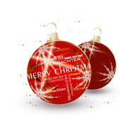 Weihnachtskarten-Dekore