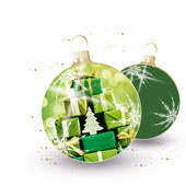 Weihnachtskarten-Dekore