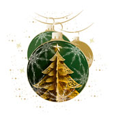 Weihnachtskarten-Dekore