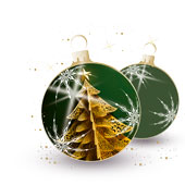 Weihnachtskarten-Dekore