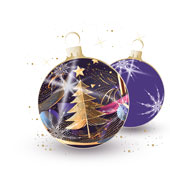 Weihnachtskarten-Dekore