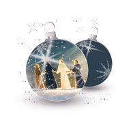 Weihnachtskarten-Dekore