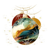 Weihnachtskarten-Dekore