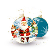 Weihnachtskarten-Dekore