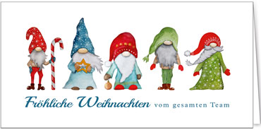 2025 für Firmen | Kategorie - Weihnachts Aquarelle - | Motiv: Wünsche vom Weihnachtsteam - Artikel Nummer 31208