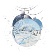 Weihnachtskarten-Dekore