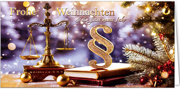 2025 für Firmen | Kategorie Steuerberater und Rechtsanwälte | Motiv: Paragraphen-Waage - Artikel Nummer 31212