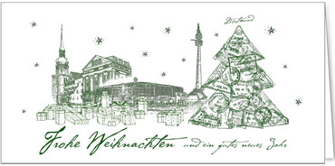 2025 für Firmen | Kategorie Städte Karten | Motiv: Dortmund in Grün - Artikel Nummer 31231