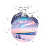 Weihnachtskarten-Dekore