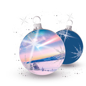 Weihnachtskarten-Dekore