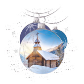 Weihnachtskarten-Dekore