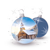 Weihnachtskarten-Dekore