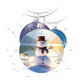 Weihnachtskarten-Dekore