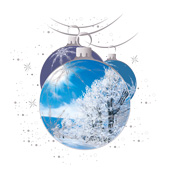 Weihnachtskarten-Dekore