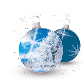 Weihnachtskarten-Dekore