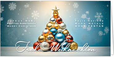 2025 für Firmen | Kategorie Weihnachtliche  Fotoimpressionen | Motiv: Bunte Vielfalt - Artikel Nummer 31277