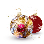 Weihnachtskarten-Dekore