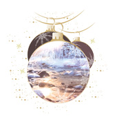 Weihnachtskarten-Dekore