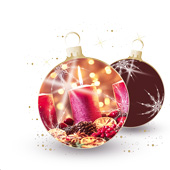 Weihnachtskarten-Dekore