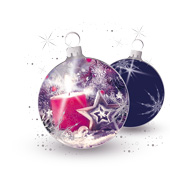 Weihnachtskarten-Dekore