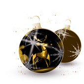 Weihnachtskarten-Dekore