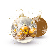 Weihnachtskarten-Dekore