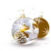 Weihnachtskarten-Dekore