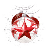 Weihnachtskarten-Dekore