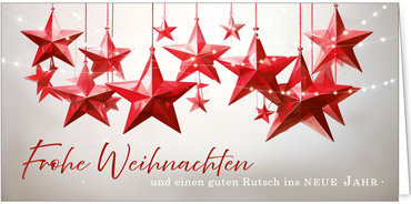 2025 für Firmen | Kategorie Silberne Impressionen | Motiv: Sternenkette - Artikel Nummer 31292