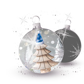 Weihnachtskarten-Dekore