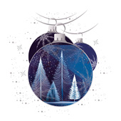 Weihnachtskarten-Dekore