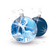 Weihnachtskarten-Dekore