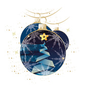 Weihnachtskarten-Dekore