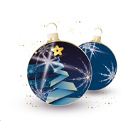 Weihnachtskarten-Dekore